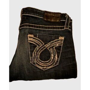 Big Star Jeans Womens 28R Boot Cut Low Rise Light Wash Denim Stretch Liv 30X32